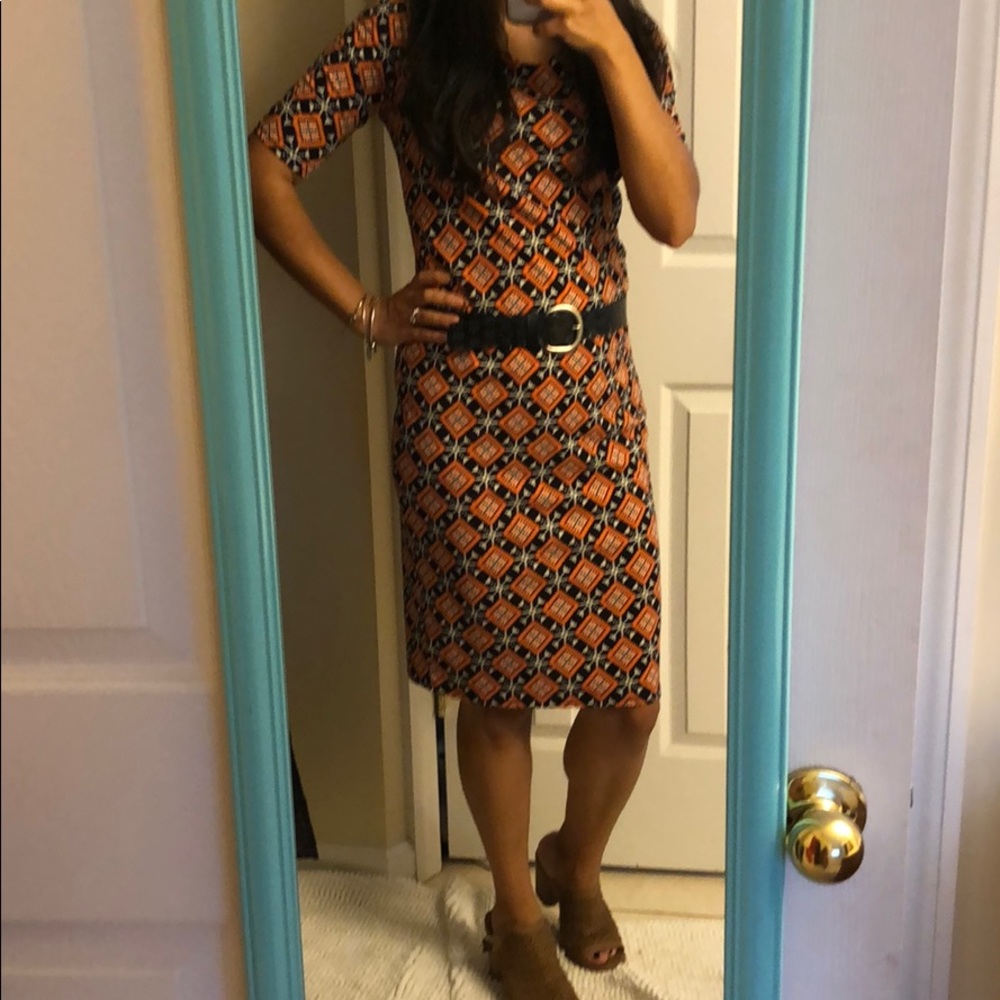 LLR Julia dress with Quilted print